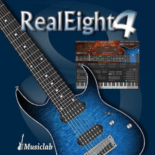 Software de estúdio de instrumentos VST MusicLab RealEight (Produto digital)