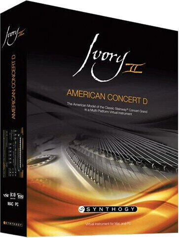 Logiciel de studio Instruments virtuels Synthogy Ivory II American Concert D (Produit numérique)
