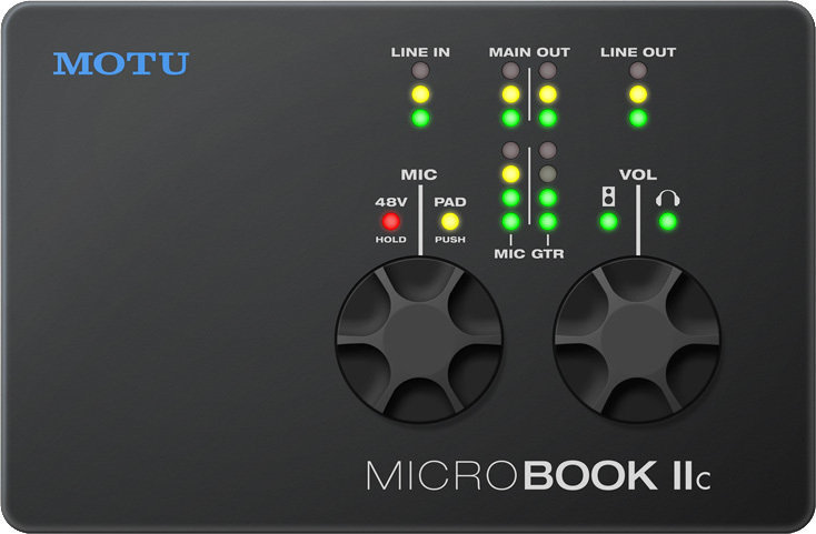 USB-ljudgränssnitt Motu MicroBook IIc