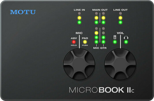 USB-audio-interface - geluidskaart Motu MicroBook IIc - 1