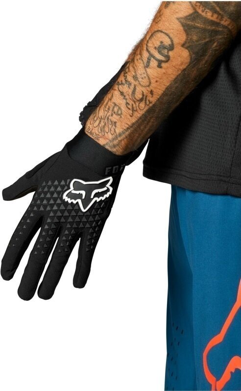 Cyklistické rukavice FOX Defend Glove Black/White M Cyklistické rukavice