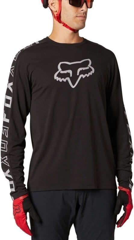 Odzież kolarska / koszulka FOX Ranger Drirelease Short Sleeve Jersey Golf Czarny M