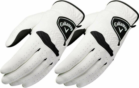 Handschuhe Callaway Xtreme 365 Mens Golf Gloves (2 Pack) RH White M - 1