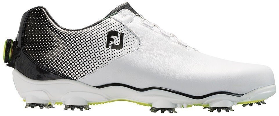 Chaussures de golf pour hommes Footjoy DNA Helix BOA Blanc-Noir 39