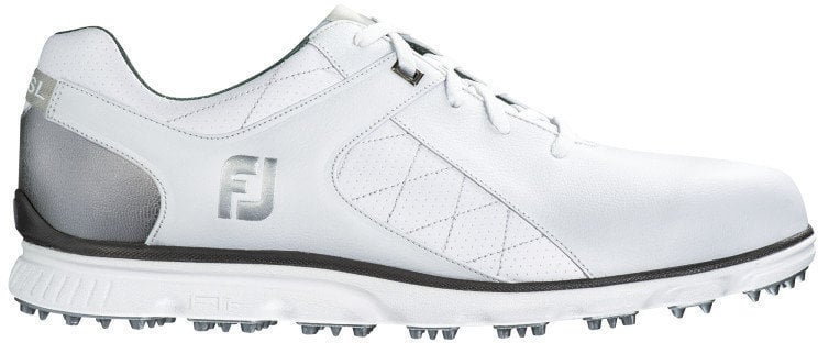 Men's golf shoes Footjoy Pro SL Mens Golf Shoes White/Silver US 10,5