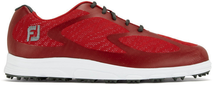 Men's golf shoes Footjoy Superlites XP Mens Golf Shoes Red/Charcoal US 11,5