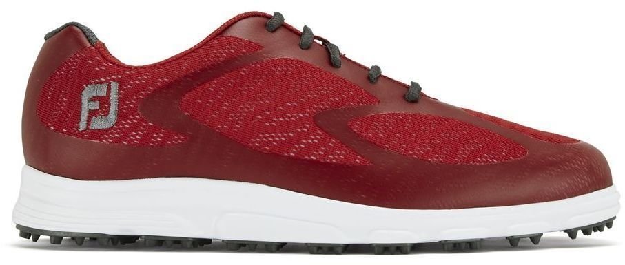 Мъжки голф обувки Footjoy Superlites XP Mens Golf Shoes Red/Charcoal US 11