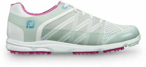 Calçado de golfe para mulher Footjoy Sport SL Womens Golf Shoes Light Grey/Berry US 8 - 1