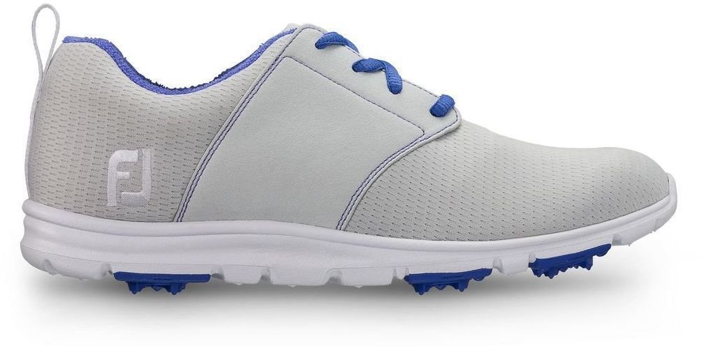 Ženske cipele za golf Footjoy Enjoy Light Grey/Blue 37