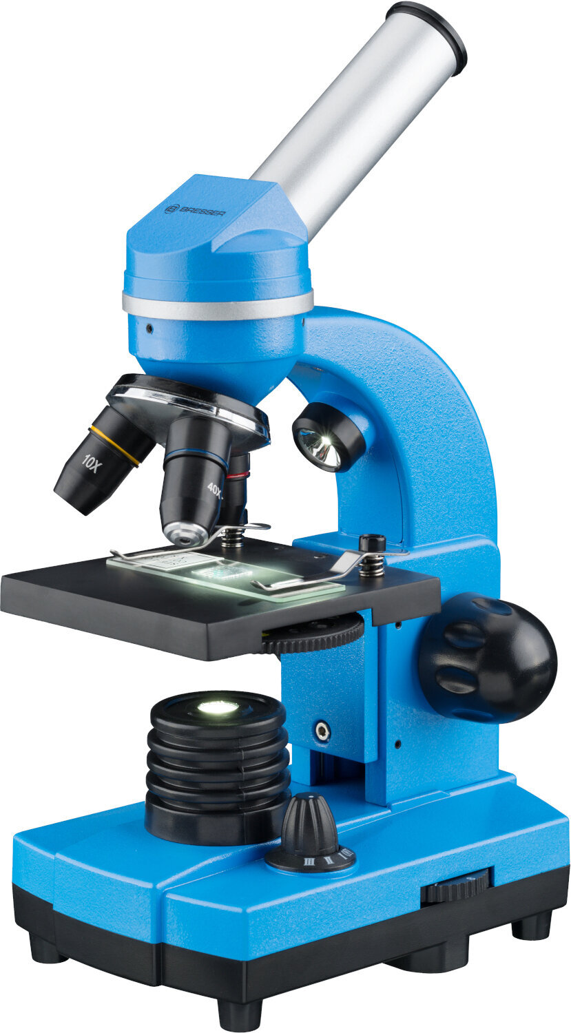 Mikroskop Bresser Junior Biolux SEL 40–1600x Blue Microscope Mikroskop