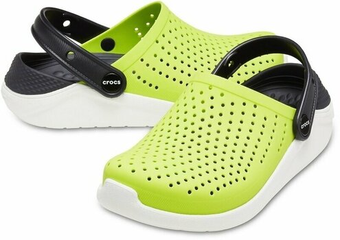 Dječje cipele za jedrenje Crocs Kids' LiteRide Clog Lime Punch/Black 38-39 - 1