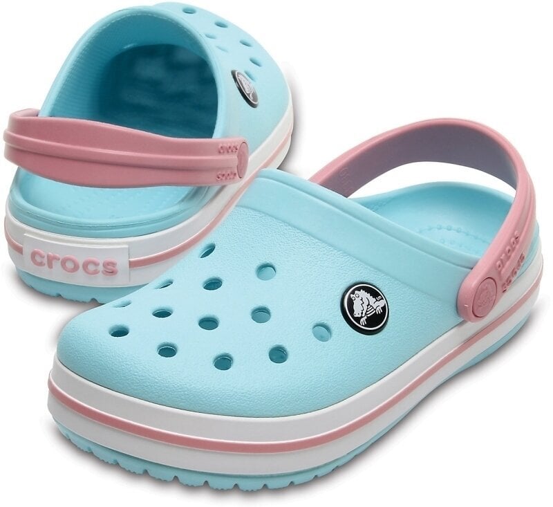 Dječje cipele za jedrenje Crocs Kids' Crocband Clog Ice Blue/White 22-23