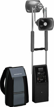 Battery powered PA system Monacor PAS-254D Battery powered PA system - 1