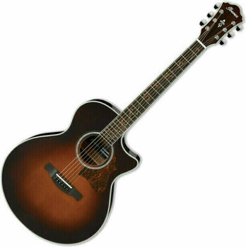electro-acoustic guitar Ibanez AE205 Brown Sunburst - 1
