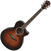Jumbo elektro-akoestische gitaar Ibanez AE205 Brown Sunburst