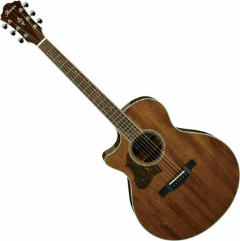 Jumbo elektro-akoestische gitaar Ibanez AE245L NT Natural - 1