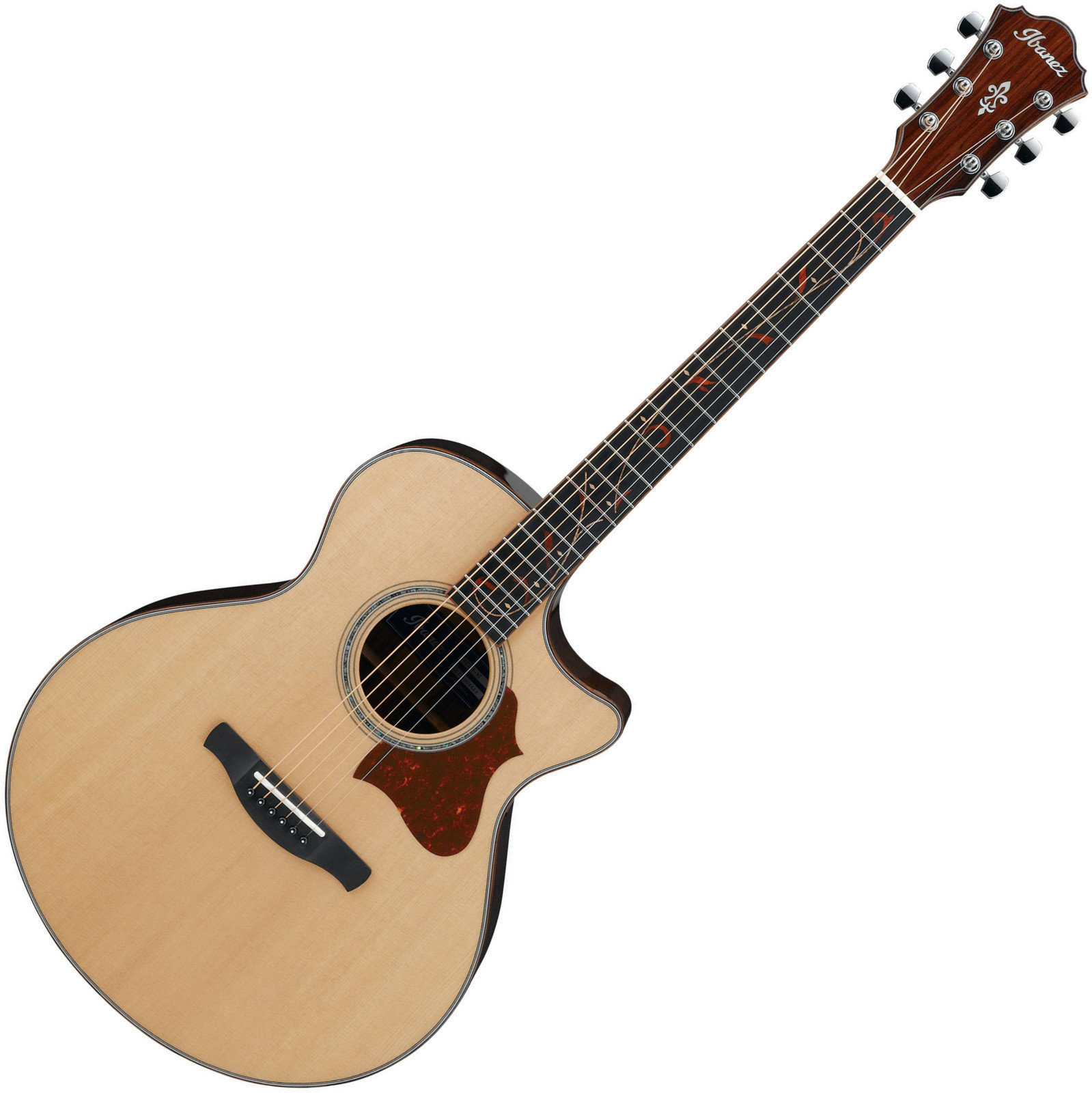 Jumbo elektro-akoestische gitaar Ibanez AE315 Natural High Gloss