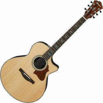 Jumbo elektro-akoestische gitaar Ibanez AE510-NT Natural High Gloss - 1
