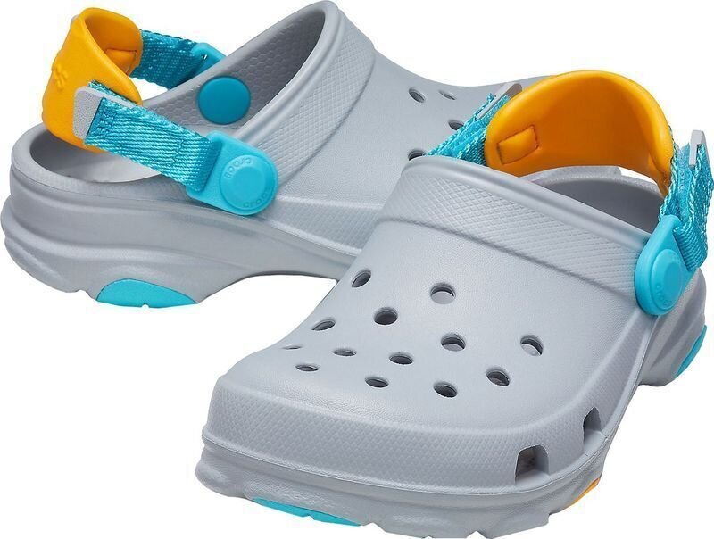 Buty żeglarskie dla dzieci Crocs Kids' Classic All-Terrain Clog Light Grey 30-31