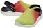 Unisex cipele za jedrenje Crocs LiteRide Color Dip Clog Lime Punch/Scarlet/Almost White 37-38