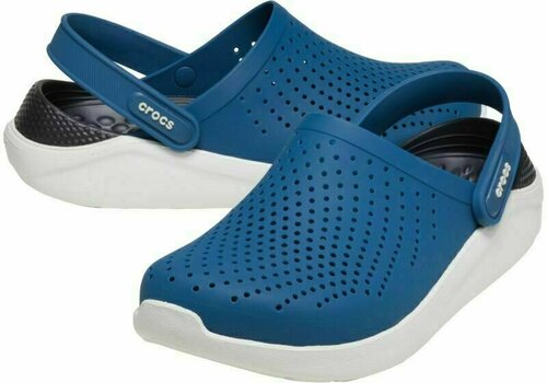 Jachtařská obuv Crocs LiteRide Clog Vivid Blue/Almost White 42-43 - 1