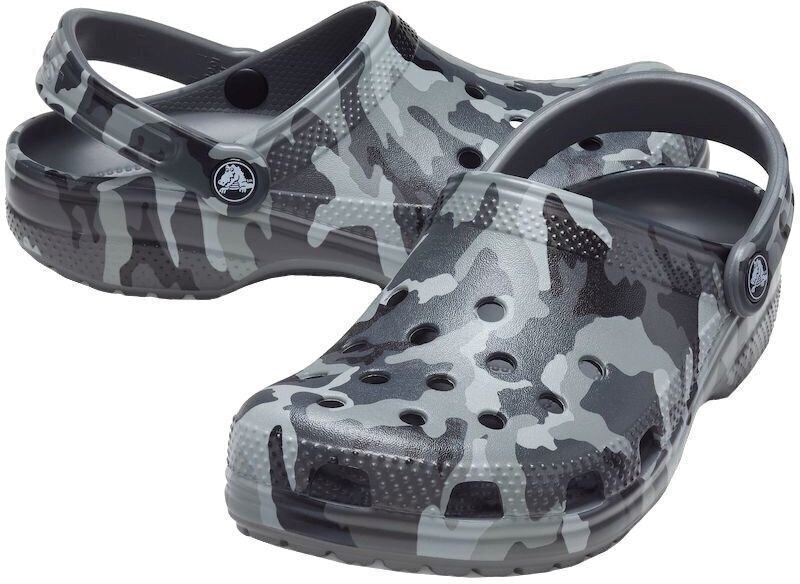Unisex Schuhe Crocs Classic Printed Camo Clog Slate Grey/Multi 37-38