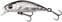 Wobbler de pesca Savage Gear 3D Sticklebait Twitch Black Silver 4,5 cm 4 g