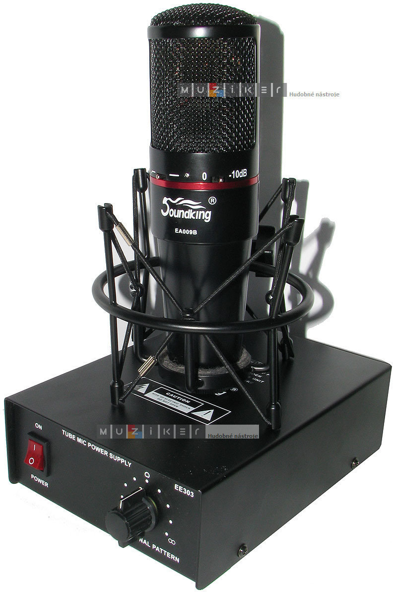 Microfone condensador de estúdio Soundking EA 009 B