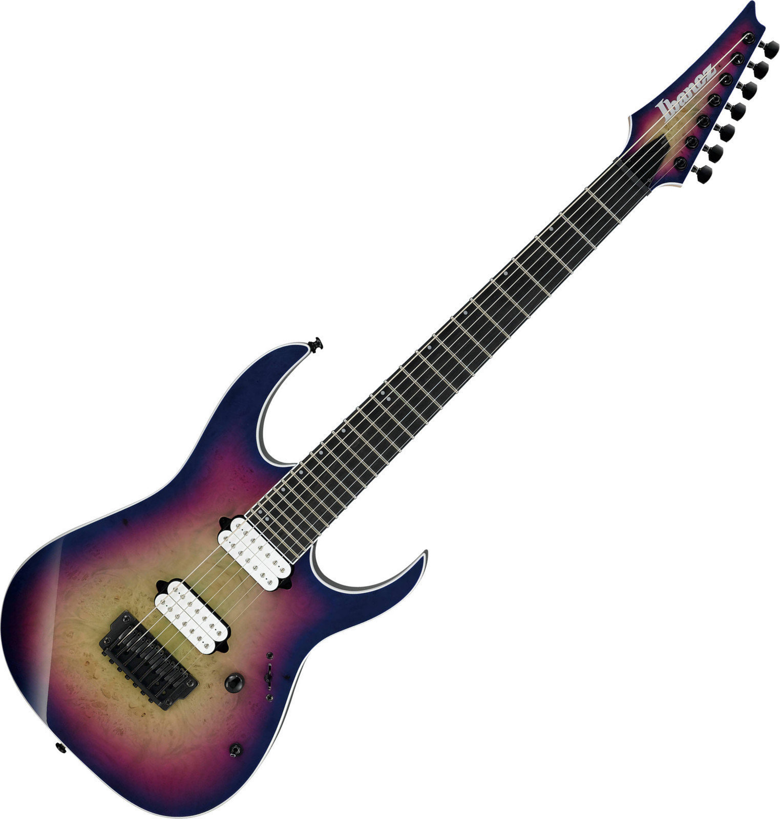 7-strenget elektrisk guitar Ibanez RGIX7FDLB Northern Lights Burst