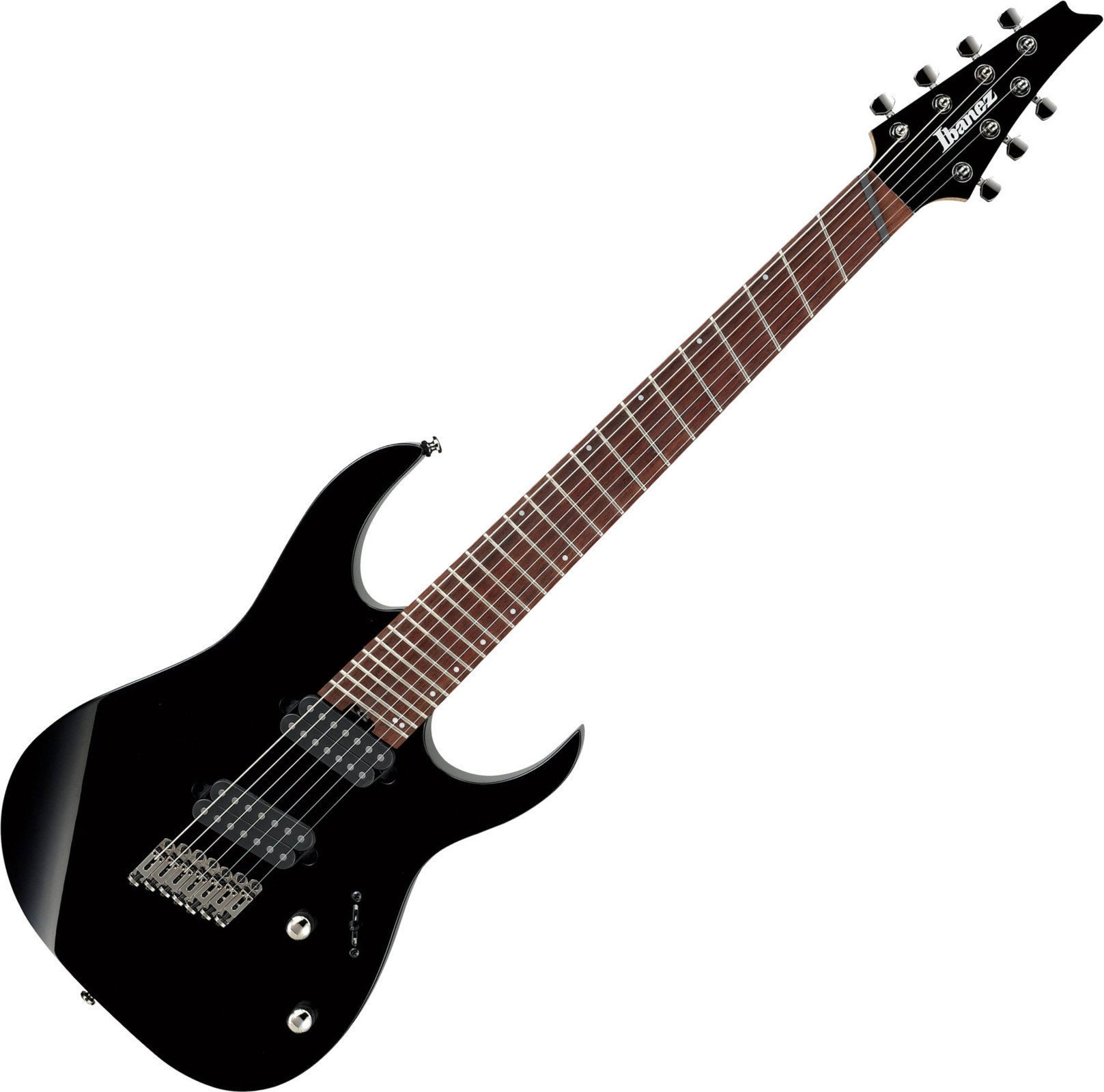 Guitarra elétrica multiescala Ibanez RGMS7-BK Black