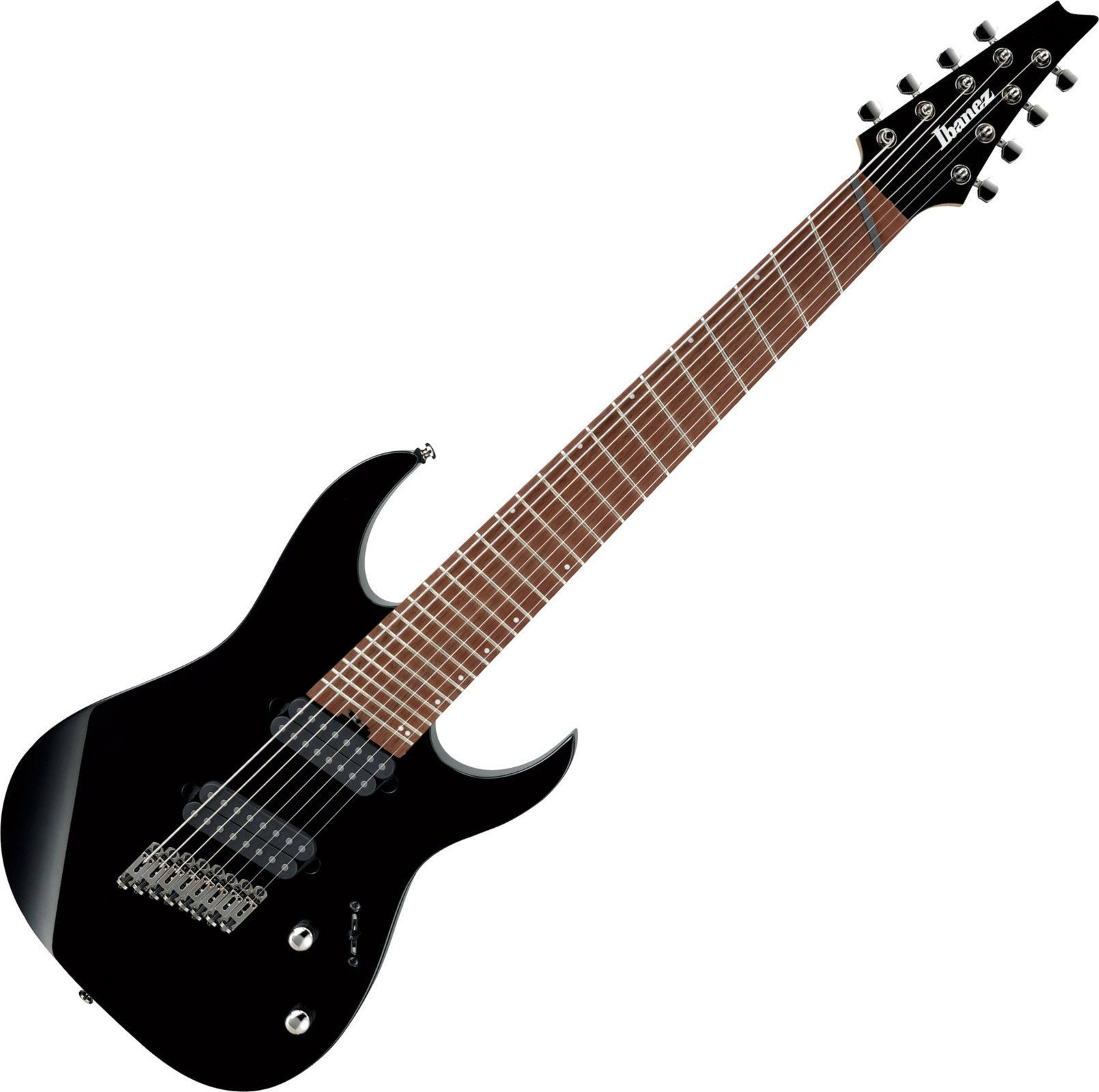 Multi-scale elektrische gitaar Ibanez RGMS8-BK Black