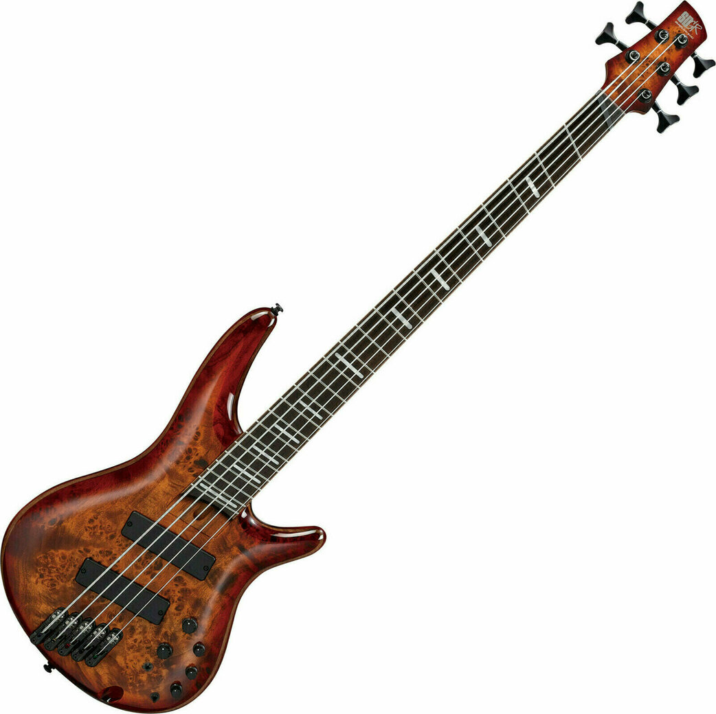 [10/27値下]Ibanez SRMS805 Ibanez SRMS805-BTT Brown Topaz Burst Chitară bas Multiscale - Muziker