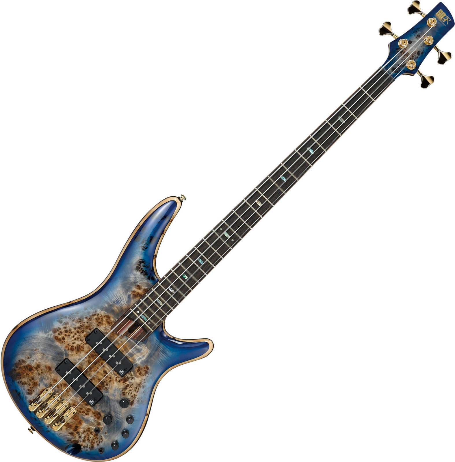 Elektromos basszusgitár Ibanez SR2600-CBB Cerulean Blue Burst