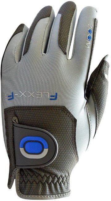 Gloves Zoom Gloves Weather Mens Golf Glove Charcoal/Silver/Blue LH