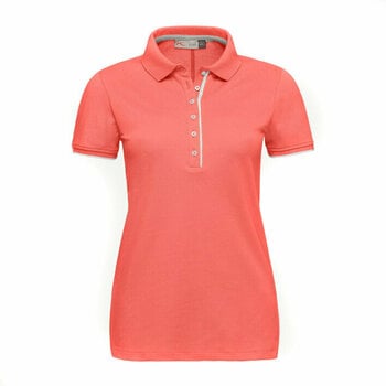 Polo majice Kjus Women Sanna Polo S/S Hot Coral 36 - 1