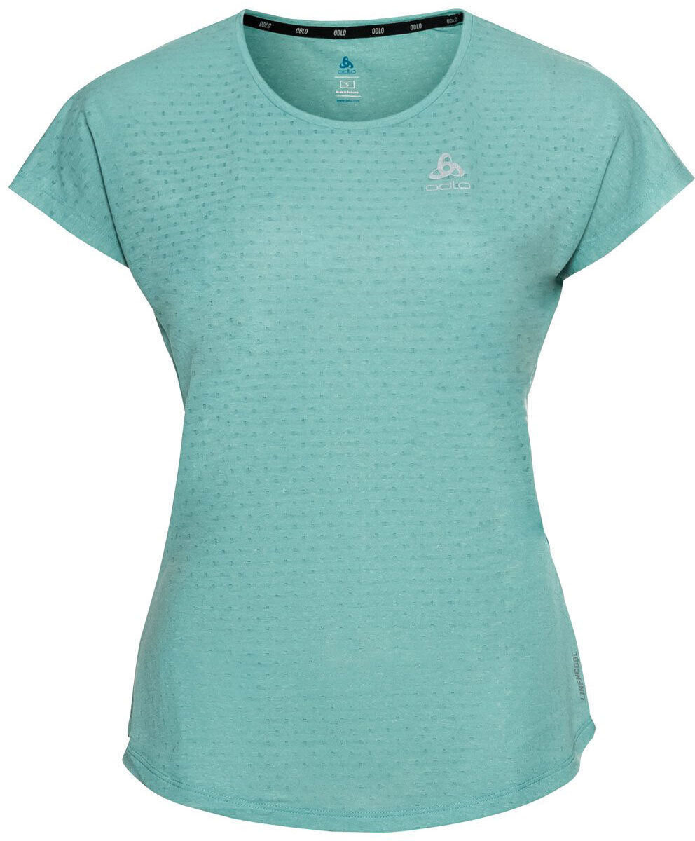 Κοντομάνικη Μπλούζα Τρεξίματος Odlo Millennium Linencool T-Shirt Jaded Melange M Κοντομάνικη Μπλούζα Τρεξίματος