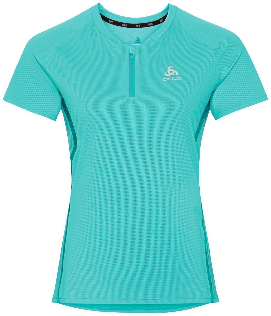 Běžecké tričko s krátkým rukávem
 Odlo Axalp Trail Half-Zip Jaded S Běžecké tričko s krátkým rukávem