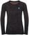 Μακρυμάνικη Μπλούζα Τρεξίματος Odlo Blackcomb Ceramicool T-Shirt Black/Space Dye XS Μακρυμάνικη Μπλούζα Τρεξίματος