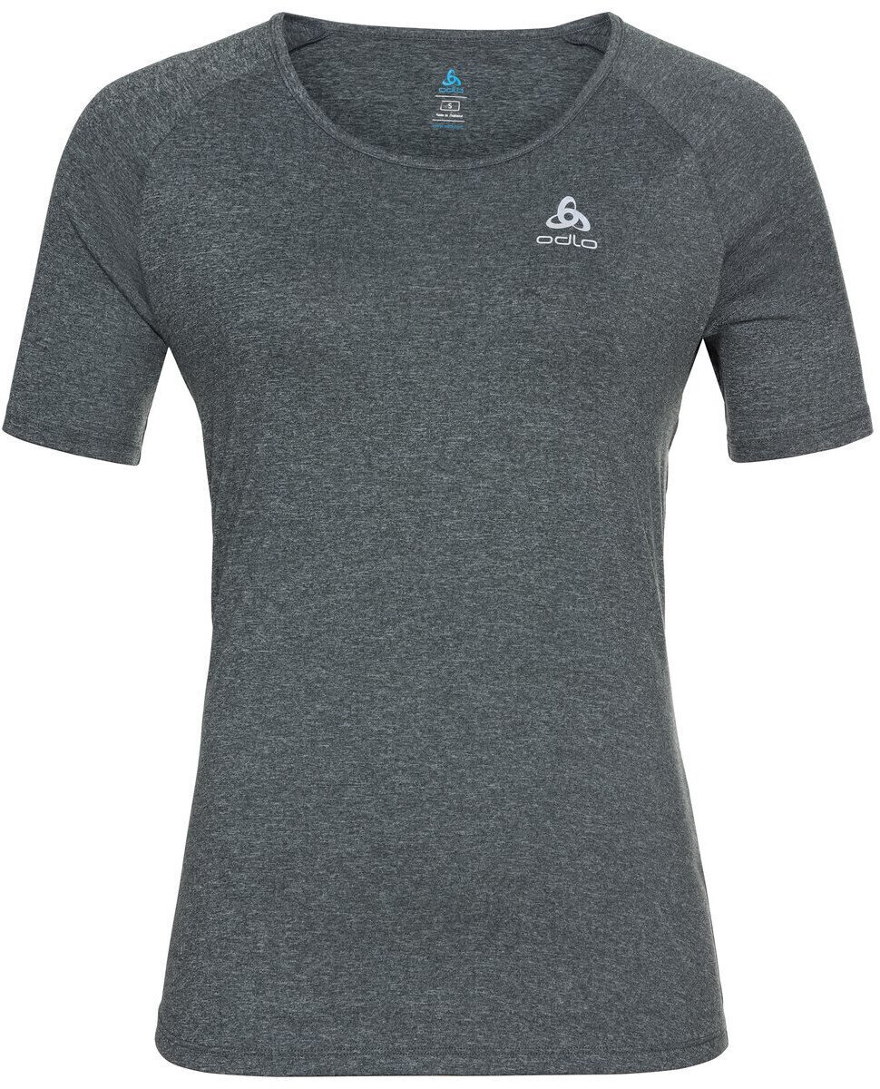Running t-shirt with short sleeves
 Odlo Female T-shirt s/s crew neck RUN EASY 365 Grey Melange S Running t-shirt with short sleeves