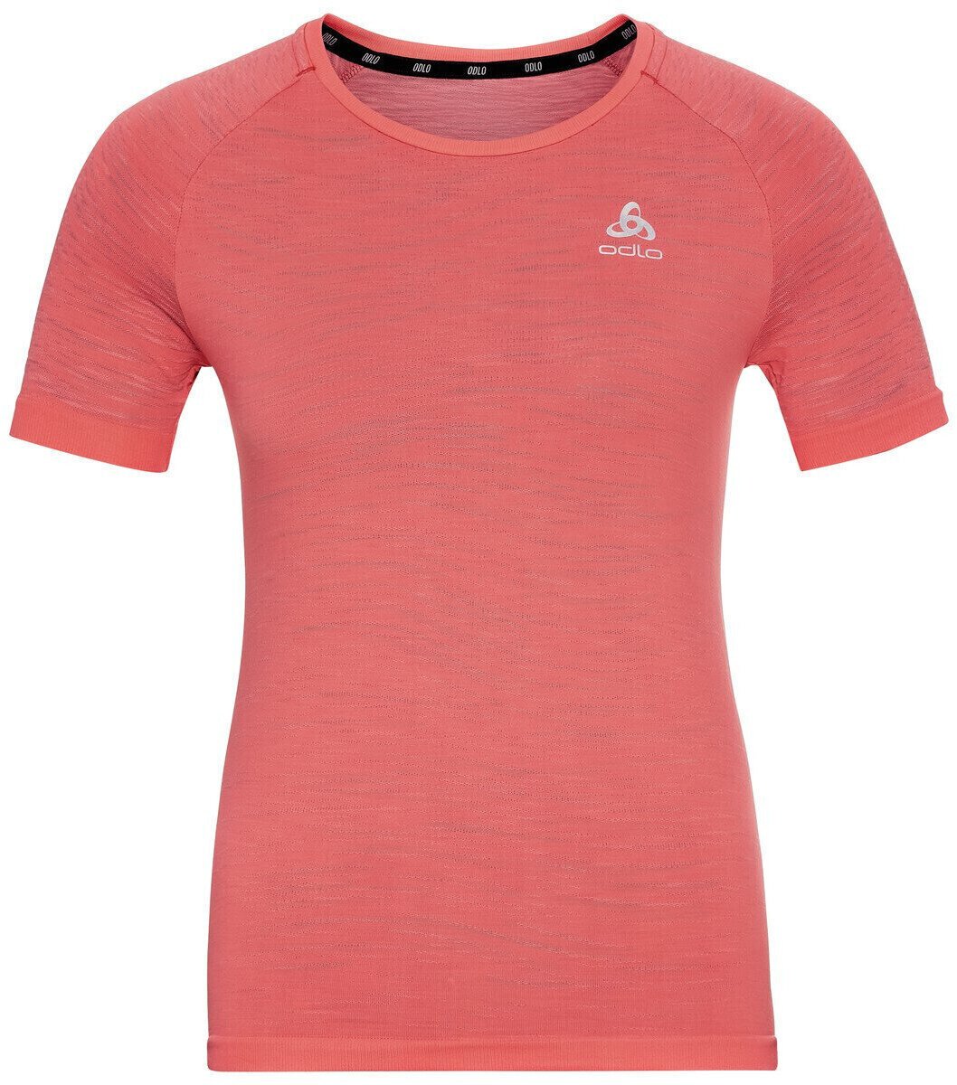 Levně Odlo Blackcomb Ceramicool T-Shirt Siesta/Space Dye XS Běžecké tričko s krátkým rukávem