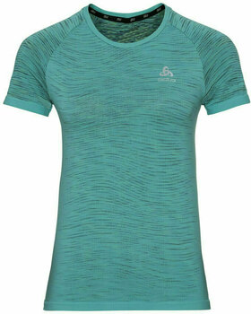 Κοντομάνικη Μπλούζα Τρεξίματος Odlo Blackcomb Ceramicool T-Shirt Jaded/Space Dye XS Κοντομάνικη Μπλούζα Τρεξίματος - 1