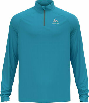 Running sweatshirt Odlo Male Midlayer ESSENTIAL 1/2 ZIP Horizon Blue S Running sweatshirt - 1