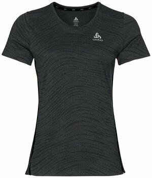 Running t-shirt with short sleeves
 Odlo Zeroweight Engineered Chill-Tec T-Shirt Black Melange XS Running t-shirt with short sleeves - 1