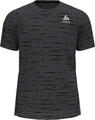 Odlo Zeroweight Engineered Chill-Tec T-Shirt Black Melange XL Hardloopshirt met korte mouwen