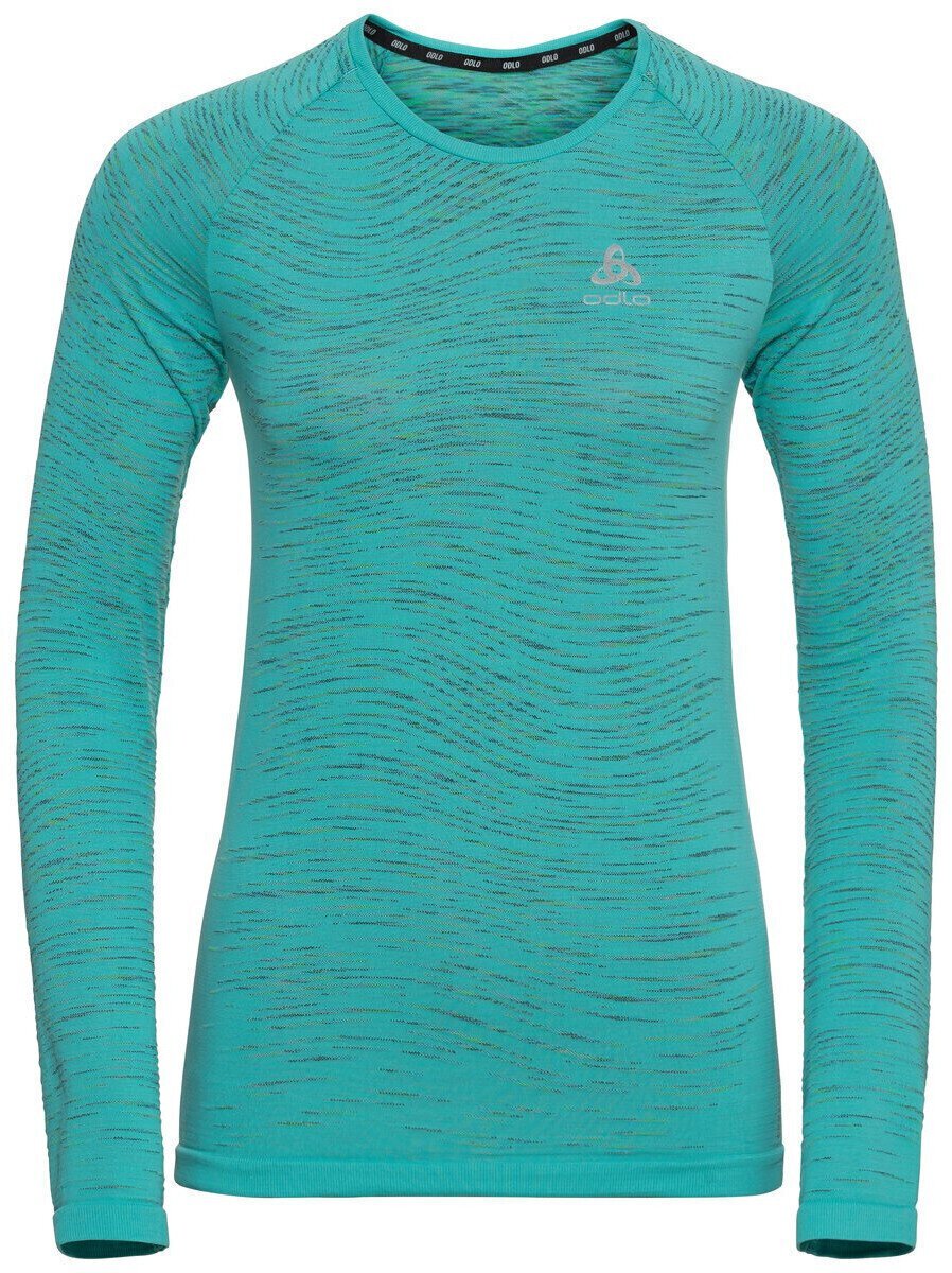 Bežecké tričko s dlhým rukávom
 Odlo Blackcomb Ceramicool T-Shirt Jaded/Space Dye M Bežecké tričko s dlhým rukávom