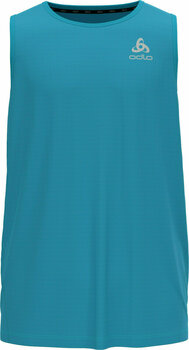 Laufunterhemd Odlo Essential Base Layer Singlet Mykonos Blue S Laufunterhemd - 1