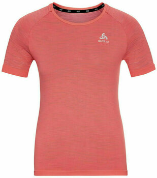 Hardloopshirt met korte mouwen Odlo Blackcomb Ceramicool T-Shirt Siesta/Space Dye S Hardloopshirt met korte mouwen - 1