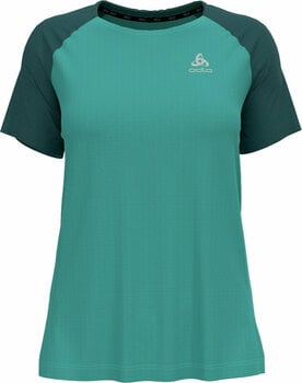 Hardloopshirt met korte mouwen Odlo Essential T-Shirt Jaded/Balsam XS Hardloopshirt met korte mouwen - 1