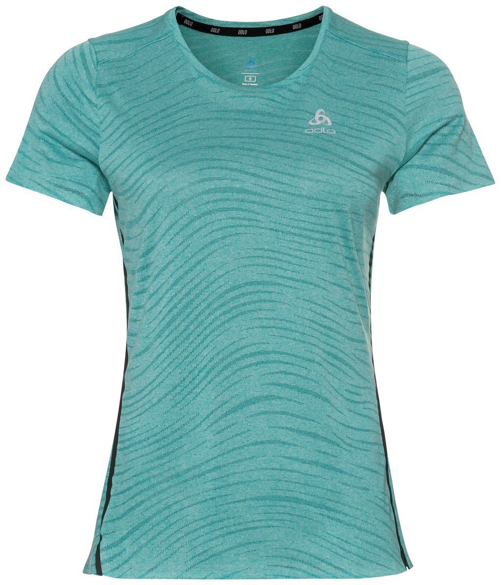 Running t-shirt with short sleeves
 Odlo Zeroweight Engineered Chill-Tec T-Shirt Jaded Melange XS Running t-shirt with short sleeves