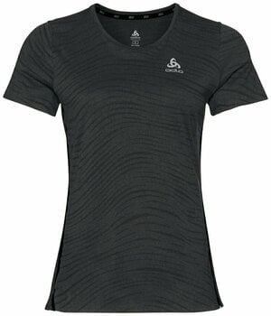 Тениска с къс ръкав за бягане
 Odlo Zeroweight Engineered Chill-Tec T-Shirt Black Melange M Тениска с къс ръкав за бягане - 1
